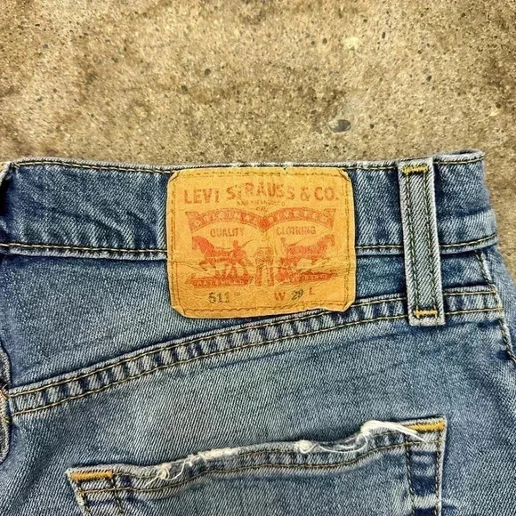 Levi’s  511 Denim Shorts Size 30 - Picture 4 of 4
